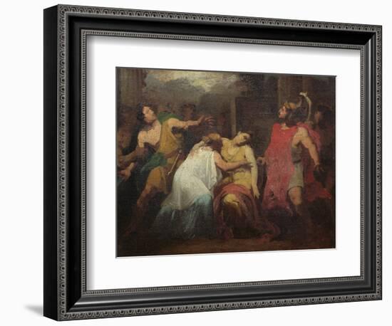 Study for the Death of Lucretia (Oil on Canvas)-Baron Pierre-Narcisse Guerin-Framed Giclee Print