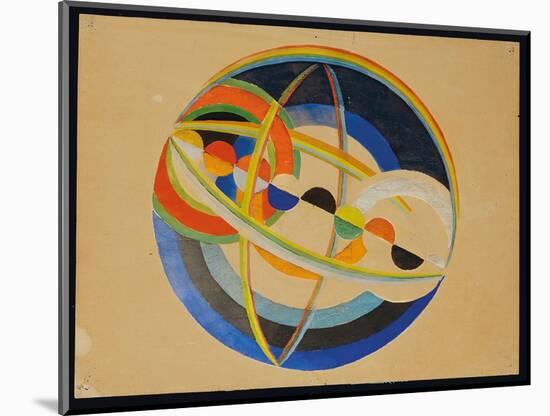 Study for the Decoration of the Ceiling of the Tapered Hall of the Pavillon De L'aéronautique, Also-Robert Delaunay-Mounted Giclee Print