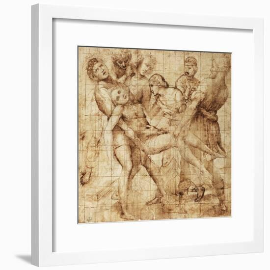 Study for the Deposition of Pala Baglioni-null-Framed Giclee Print