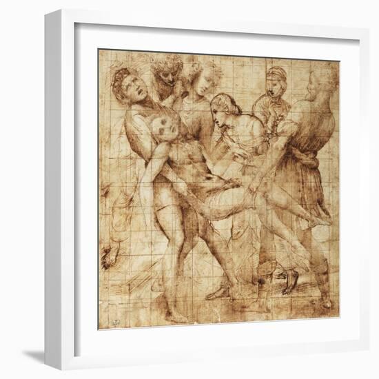Study for the Deposition of Pala Baglioni-null-Framed Giclee Print