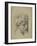 Study for the Disciple at the Extreme Left of 'The Transfiguration'-Raphael-Framed Giclee Print