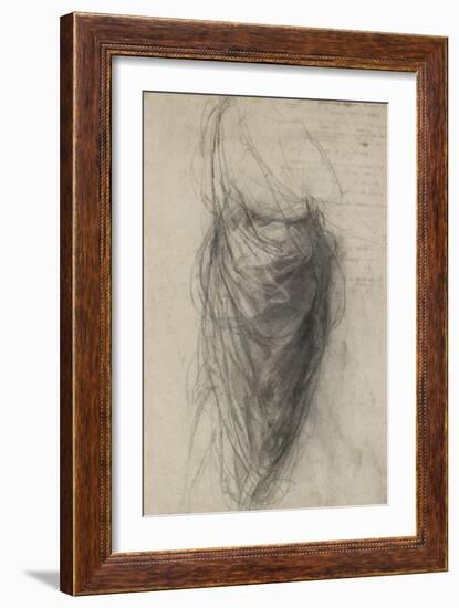 Study for the Drapery of a Man in Back View-Raphael-Framed Giclee Print