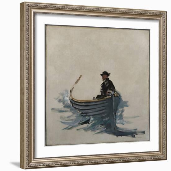 Study for the Escape of Rochefort, 1881-Edouard Manet-Framed Giclee Print