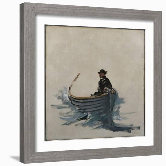 Study for the Escape of Rochefort, 1881-Edouard Manet-Framed Giclee Print