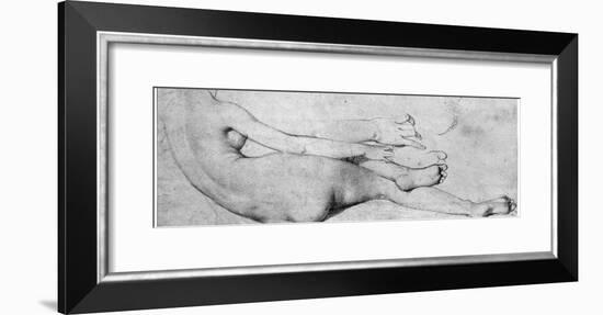 Study for the Grande Odalisque-Jean-Auguste-Dominique Ingres-Framed Giclee Print