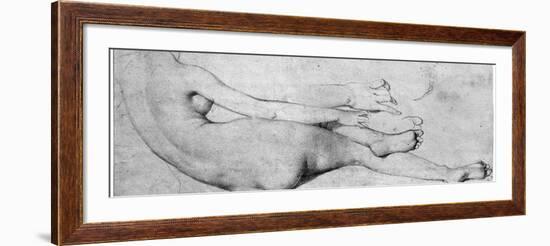 Study for the Grande Odalisque-Jean-Auguste-Dominique Ingres-Framed Giclee Print