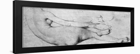 Study for the Grande Odalisque-Jean-Auguste-Dominique Ingres-Framed Giclee Print