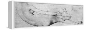 Study for the Grande Odalisque-Jean-Auguste-Dominique Ingres-Framed Premier Image Canvas