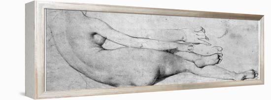 Study for the Grande Odalisque-Jean-Auguste-Dominique Ingres-Framed Premier Image Canvas
