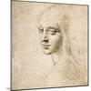 Study for the Head of a Girl, c.1483-Leonardo da Vinci-Mounted Giclee Print