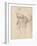 Study for the Head of Elijah, 1860-61 (Pencil on Paper)-Albert Joseph Moore-Framed Giclee Print