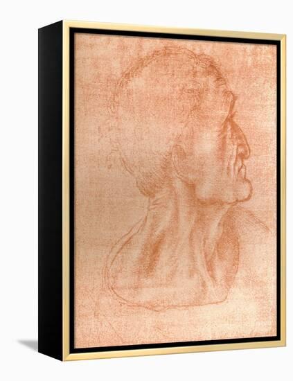 Study for the head of Judas in `The Last Supper`, c1494-c1499 (1883)-Leonardo Da Vinci-Framed Premier Image Canvas