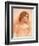 Study for 'The Lady Clare', C.1900 (Red Chalk on Paper) (See 55018)-John William Waterhouse-Framed Premium Giclee Print