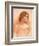 Study for 'The Lady Clare', C.1900 (Red Chalk on Paper) (See 55018)-John William Waterhouse-Framed Giclee Print