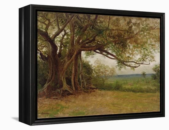 Study for 'The Landing of Columbus', 1892-Albert Bierstadt-Framed Premier Image Canvas