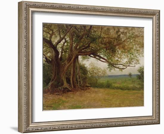 Study for 'The Landing of Columbus', 1892-Albert Bierstadt-Framed Giclee Print