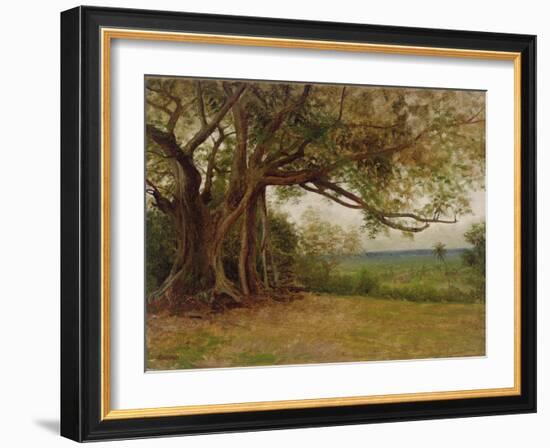 Study for 'The Landing of Columbus', 1892-Albert Bierstadt-Framed Giclee Print