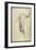 Study for The Last Judgement-Michelangelo Buonarroti-Framed Giclee Print