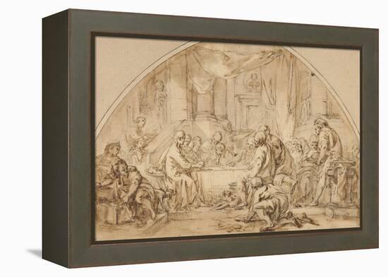 Study for the Last Supper, C.1792-Jean-Baptiste Huet-Framed Premier Image Canvas