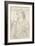 Study for 'The Loving Cup' (Pencil on Paper)-Dante Gabriel Charles Rossetti-Framed Giclee Print