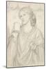 Study for 'The Loving Cup' (Pencil on Paper)-Dante Gabriel Charles Rossetti-Mounted Giclee Print