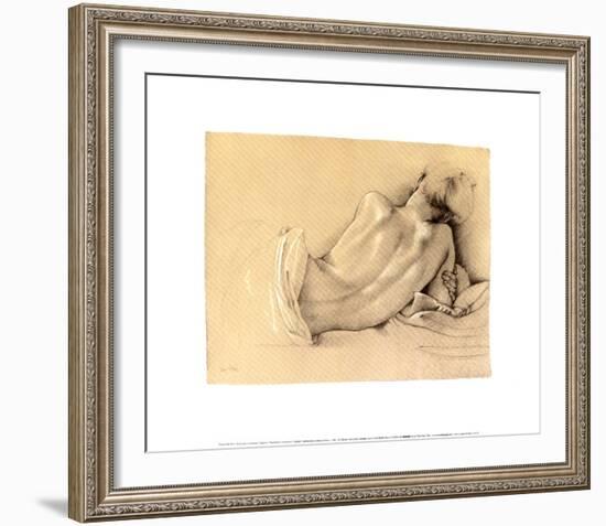 Study for The Odalisk-Francine Van Hove-Framed Art Print