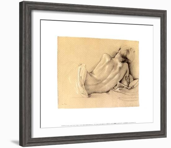 Study for The Odalisk-Francine Van Hove-Framed Art Print