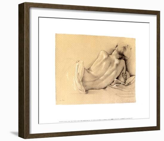 Study for The Odalisk-Francine Van Hove-Framed Art Print