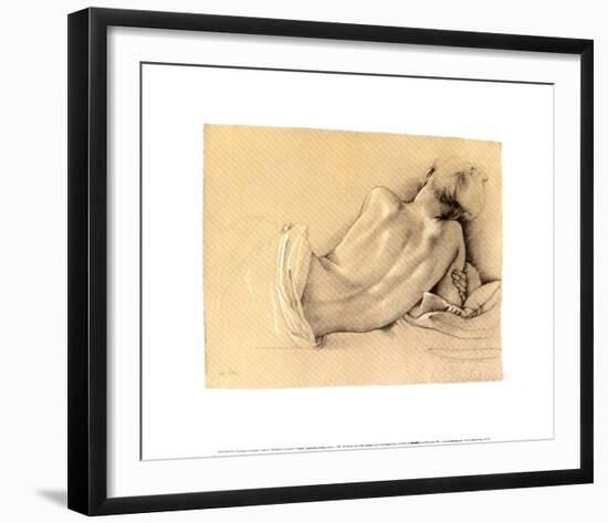 Study for The Odalisk-Francine Van Hove-Framed Art Print