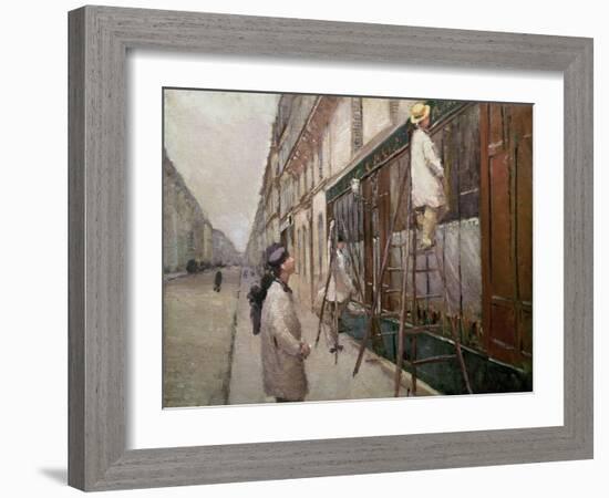 Study for the Painters, 1877-Gustave Caillebotte-Framed Giclee Print