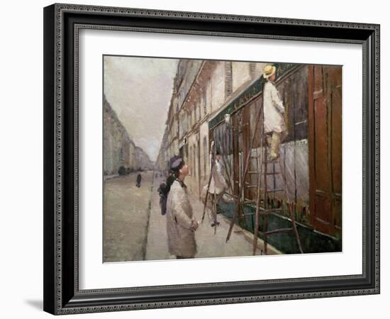 Study for the Painters, 1877-Gustave Caillebotte-Framed Giclee Print