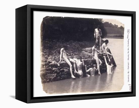 Study for the Painting 'The Swimming Hole', C. 1883-Thomas Cowperthwait Eakins-Framed Premier Image Canvas