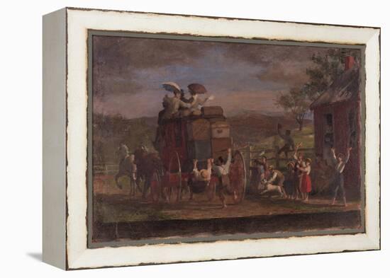 Study for the Pemigewasett Coach, c.1880-89-Enoch Wood Perry-Framed Premier Image Canvas