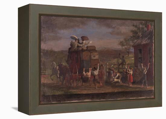 Study for the Pemigewasett Coach, c.1880-89-Enoch Wood Perry-Framed Premier Image Canvas
