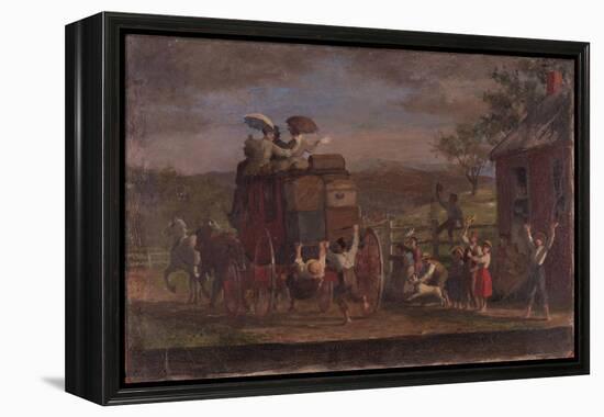 Study for the Pemigewasett Coach, c.1880-89-Enoch Wood Perry-Framed Premier Image Canvas