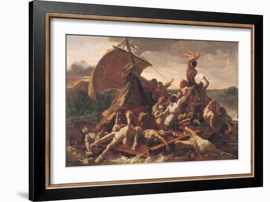 Study for the Raft of the Medusa, 1819-Théodore Géricault-Framed Giclee Print