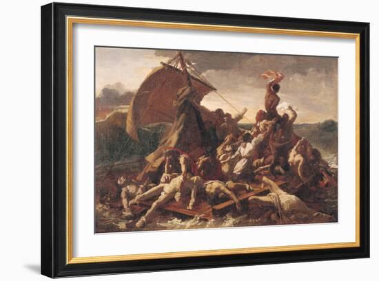 Study for the Raft of the Medusa, 1819-Théodore Géricault-Framed Giclee Print