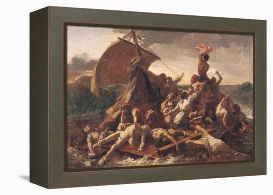 Study for the Raft of the Medusa, 1819-Théodore Géricault-Framed Premier Image Canvas