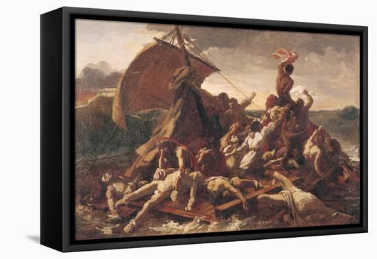 Study for the Raft of the Medusa, 1819-Théodore Géricault-Framed Premier Image Canvas