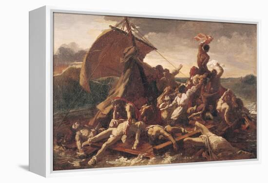 Study for the Raft of the Medusa, 1819-Théodore Géricault-Framed Premier Image Canvas