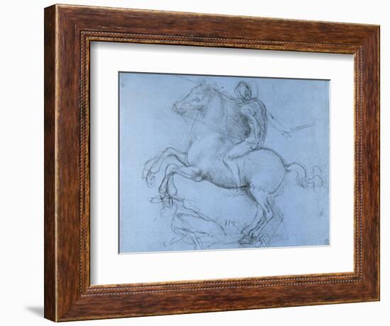 Study for the Sforza Monument, C1488-1493-Leonardo da Vinci-Framed Giclee Print