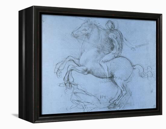 Study for the Sforza Monument, C1488-1493-Leonardo da Vinci-Framed Premier Image Canvas