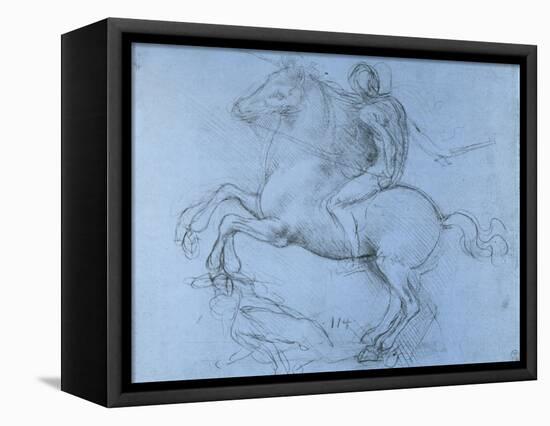 Study for the Sforza Monument, C1488-1493-Leonardo da Vinci-Framed Premier Image Canvas