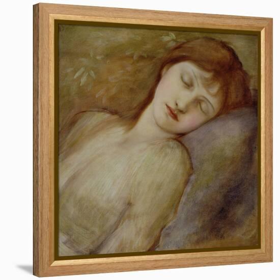 Study for the Sleeping Princess in 'The Briar Rose' Series, c.1881-Edward Burne-Jones-Framed Premier Image Canvas