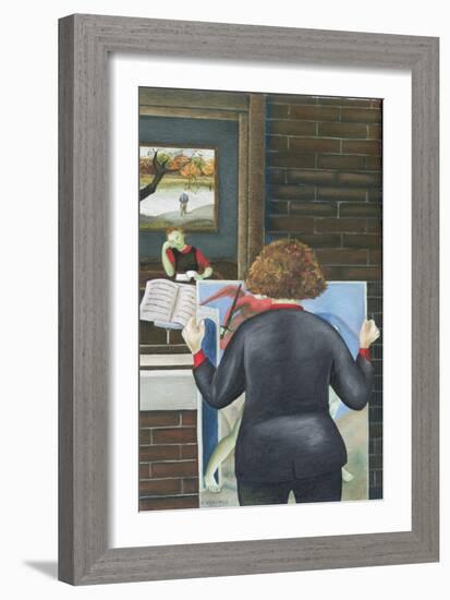 Study for 'The Songs of Travel No.9': 'I Have Trod the Upward and the Downward Slope (3)'-Caroline Jennings-Framed Giclee Print