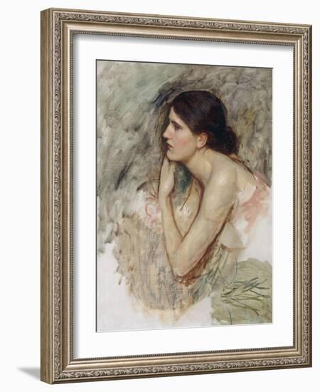 Study for 'The Sorceress'-John William Waterhouse-Framed Giclee Print