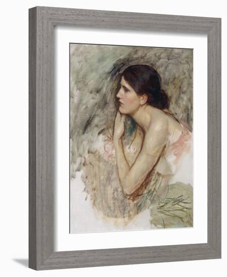 Study for 'The Sorceress'-John William Waterhouse-Framed Giclee Print