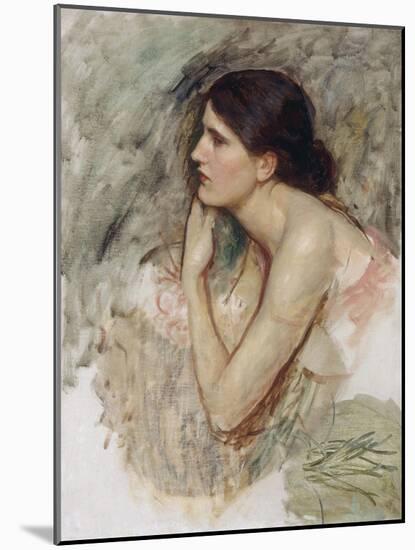 Study for 'The Sorceress'-John William Waterhouse-Mounted Giclee Print