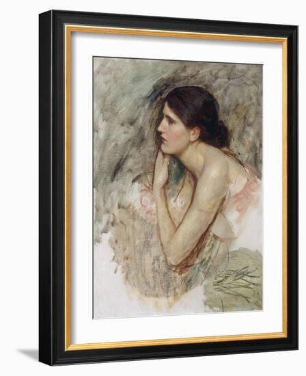 Study for 'The Sorceress'-John William Waterhouse-Framed Giclee Print