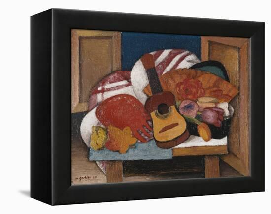 Study for The Spanish Fan-Mark Gertler-Framed Premier Image Canvas